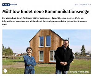 Read more about the article Möthlower Kommunikation in maz-online.de