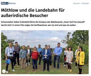 Read more about the article Möthlow und der Wettbewerb „Unser Dorf hat Zukunft“ in maz-online.de