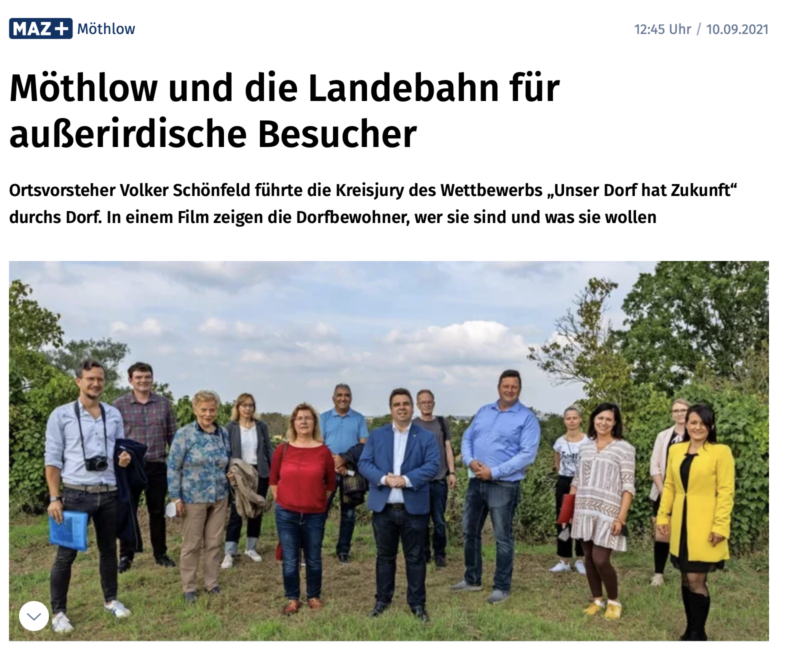 You are currently viewing Möthlow und der Wettbewerb „Unser Dorf hat Zukunft“ in maz-online.de